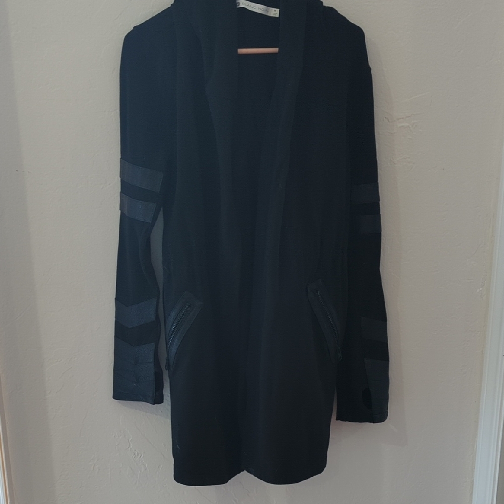 Blanc Noir Black Trench Coat for Women - Picture 6 of 9